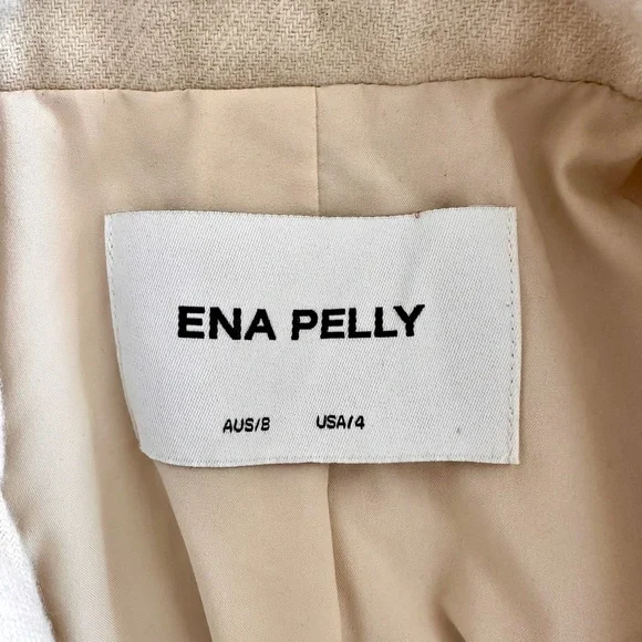 Ena Pelly Women’s Cream Single-Breasted Blazer - Picture 5 of 6